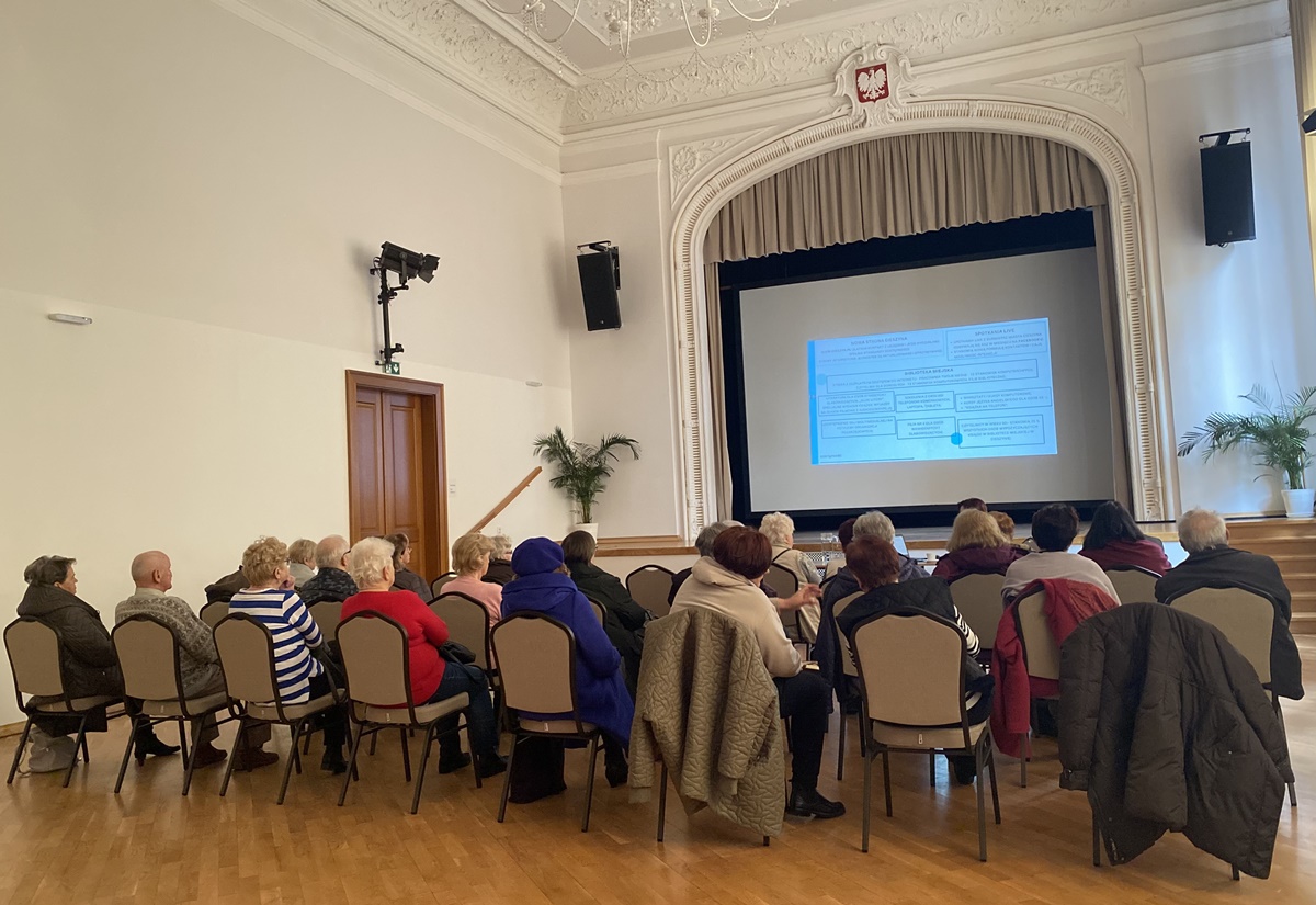 Spotkanie z seniorami w Cieszyńskim Ośrodku Kultury „Dom Narodowy” fot. BSK